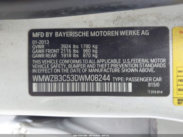 2013 MINI COUNTRYMAN WMWZB3C53DWM08244 Photo 8