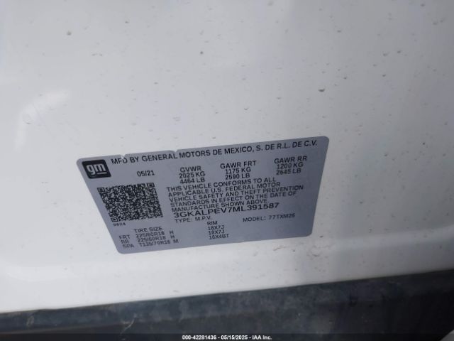 2021 GMC TERRAIN 3GKALPEV7ML391587 Photo 8