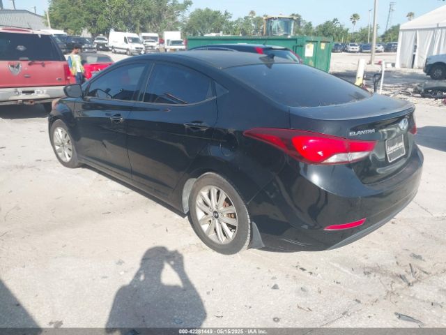 KMHDH4AE8FU439391 Hyundai ELANTRA SE