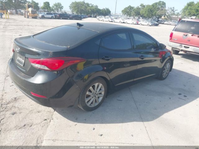 KMHDH4AE8FU439391 Hyundai ELANTRA SE