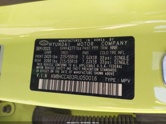 2024 HYUNDAI KONA KM8HCCAB3RU050016 Photo 8