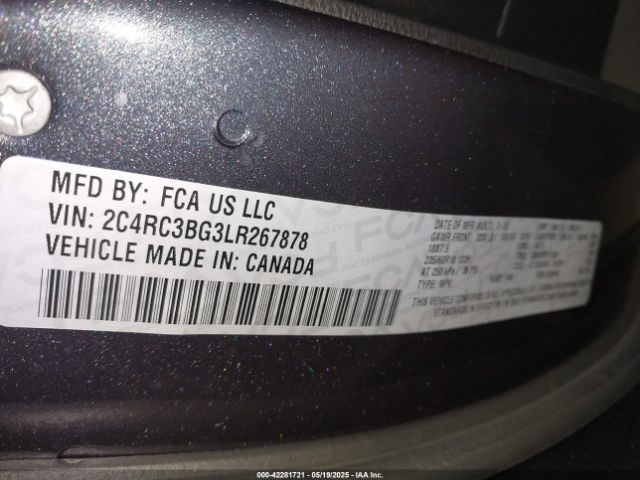 2020 CHRYSLER PACIFICA 2C4RC3BG3LR267878 Photo 8