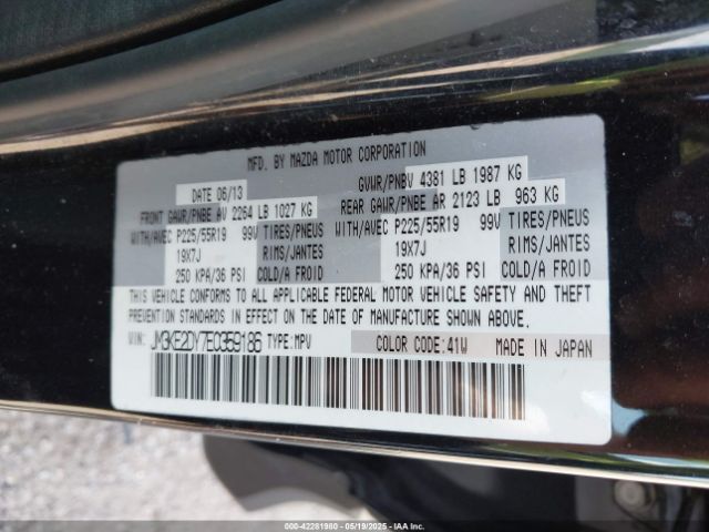 JM3KE2DY7E0359186 Mazda Cx-5 Grand Touring
