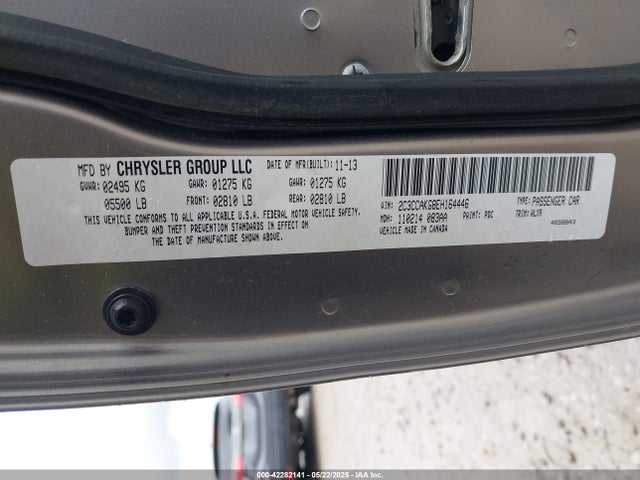 Chrysler 300c Awd 2014 2C3CCAKG8EH164446 Image 9