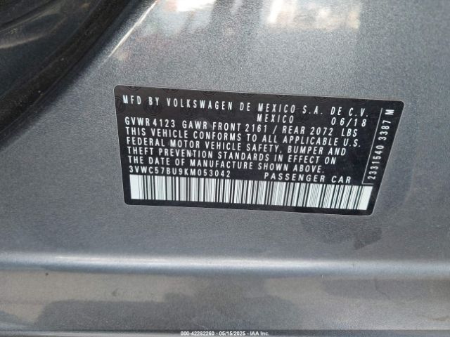 2019 VOLKSWAGEN JETTA 3VWC57BU9KM053042 Photo 8