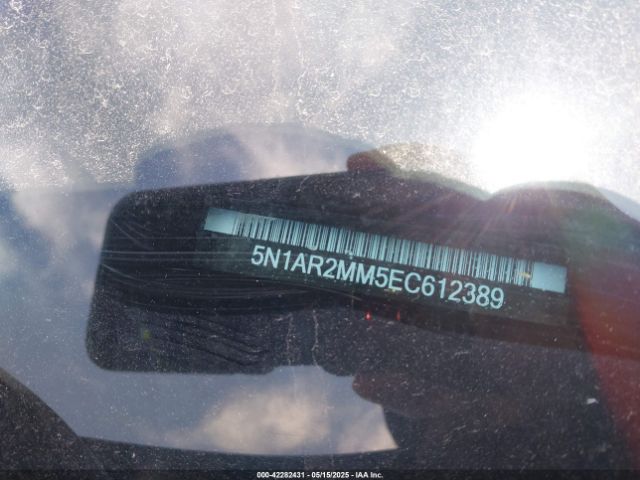 5N1AR2MM5EC612389 Nissan Pathfinder Sl