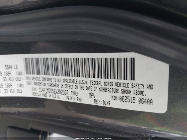 1C4PJMDS5EW282557 Jeep Cherokee Limited