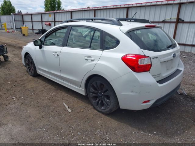 JF1GPAP66GG212256 Subaru Impreza 2.0i Sport Premium