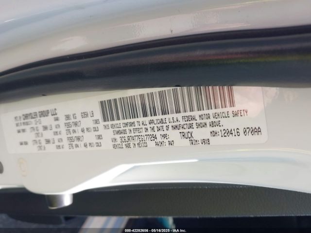 3C6JR7AT7EG177294 RAM 1500