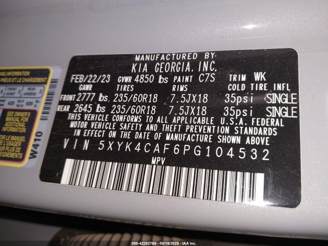 KIA Sportage Sx 2023 5XYK4CAF6PG104532 Image 9