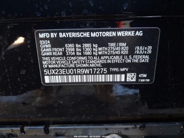 2024 BMW X5 5UX23EU01R9W17275 Photo 8