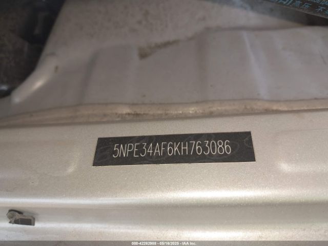 5NPE34AF6KH763086 Hyundai SONATA SEL
