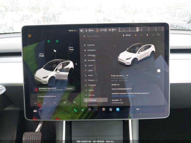 5YJYGDEE5MF095771 Tesla Model Y Long Range Dual Motor All-wheel Drive