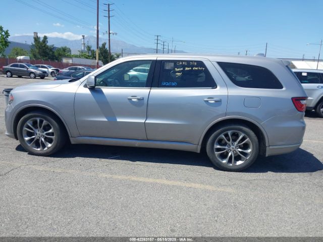 1C4RDHDG0KC684454 Dodge Durango Gt Plus Rwd