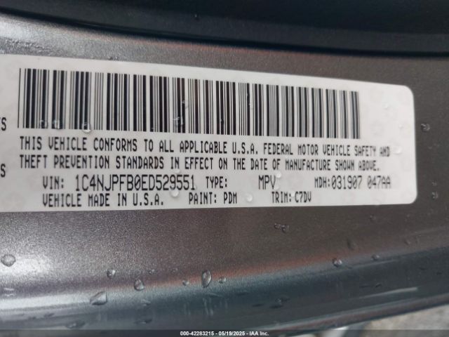 2014 JEEP PATRIOT 1C4NJPFB0ED529551 Photo 8