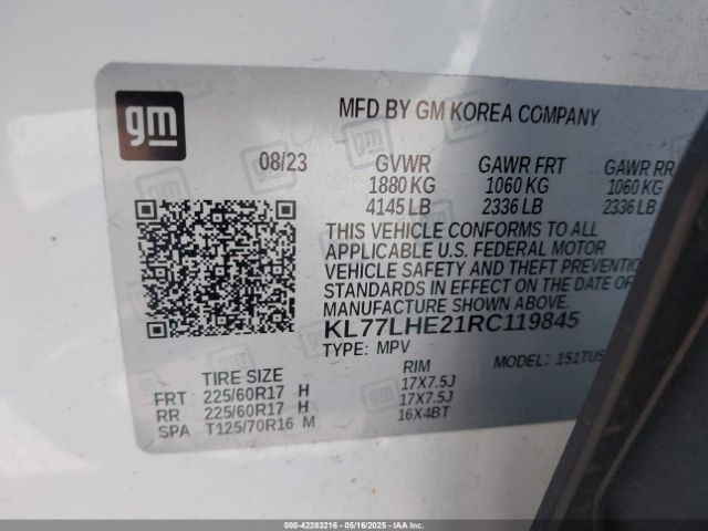 2024 CHEVROLET TRAX KL77LHE21RC119845 Photo 8