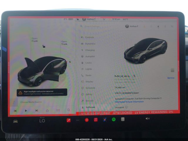 2022 TESLA MODEL 3 5YJ3E1EB8NF228951 Photo 6
