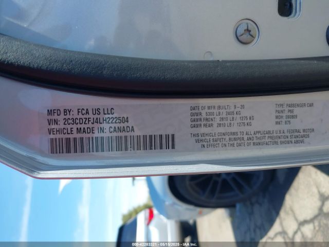 2020 DODGE CHALLENGER 2C3CDZFJ4LH222504 Photo 8