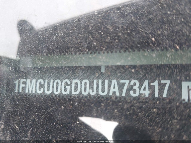 1FMCU0GD0JUA73417 Ford ESCAPE SE
