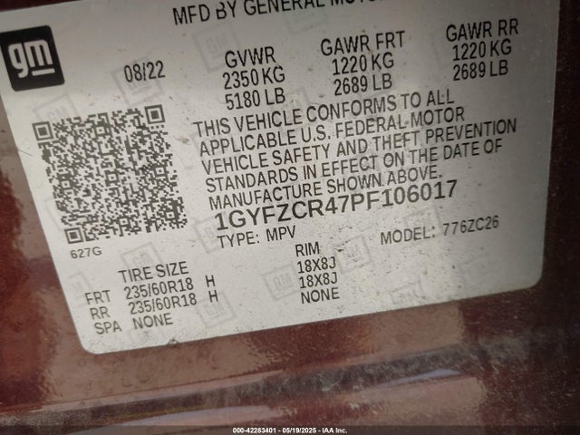 2023 CADILLAC XT4 1GYFZCR47PF106017 Photo 8