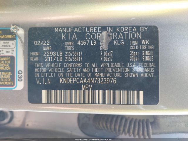 2022 KIA SELTOS KNDEPCAA4N7323976 Photo 8