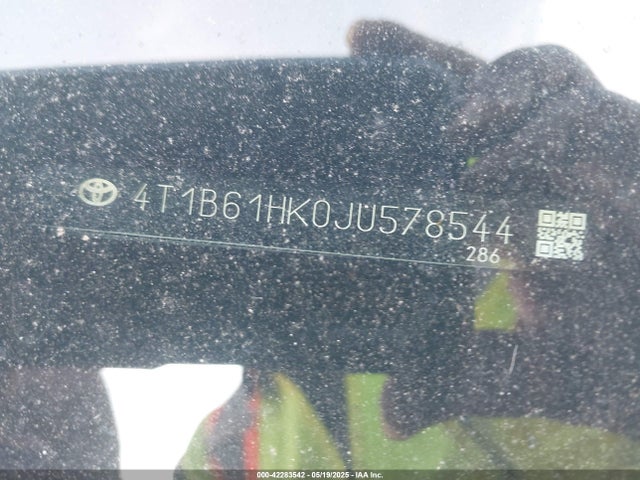 4T1B61HK0JU578544 Toyota a25a-fks