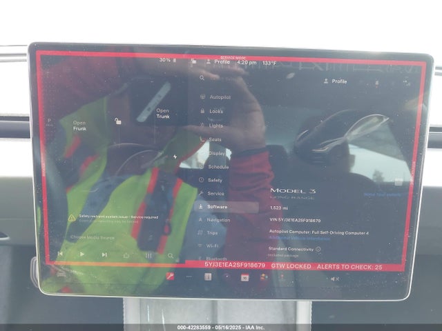 2025 TESLA MODEL 3 5YJ3E1EA2SF918679 Photo 6