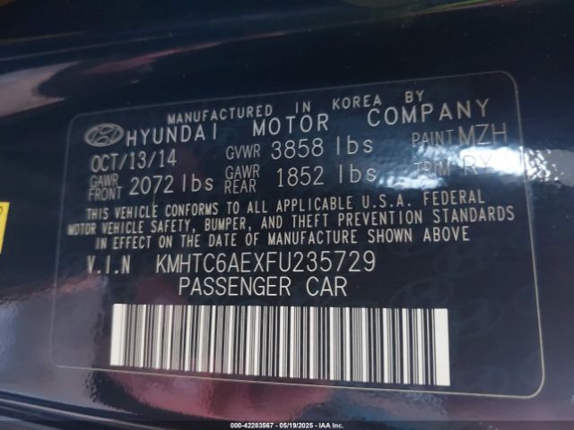 KMHTC6AEXFU235729 Hyundai Veloster Turbo