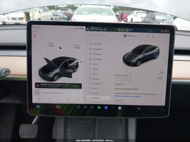 5YJYGAEE3MF258979 Tesla Model Y Long Range Dual Motor All-wheel Drive