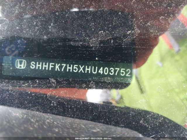 SHHFK7H5XHU403752 Honda CIVIC EX