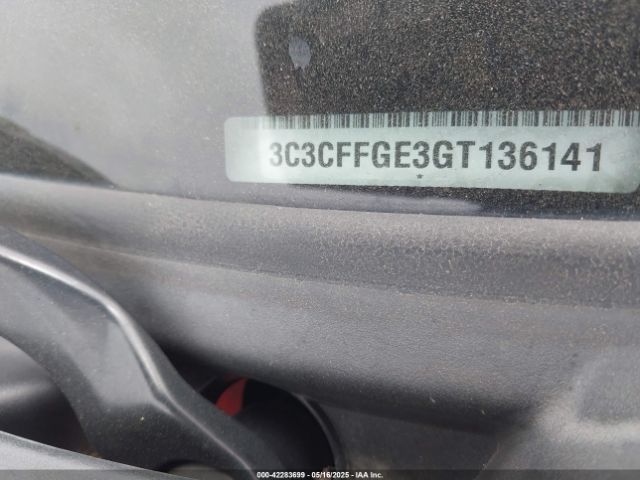 3C3CFFGE3GT136141 Fiat 500E BATTERY ELECTRIC