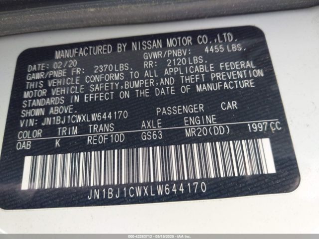 2020 NISSAN ROGUE SPORT JN1BJ1CWXLW644170 Photo 8