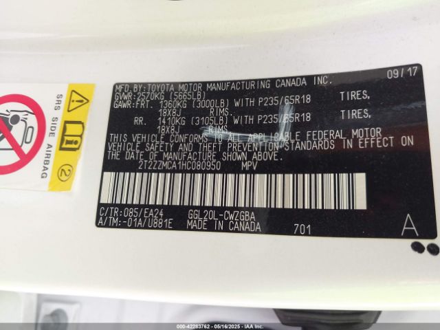2017 LEXUS RX 350 2T2ZZMCA1HC080950 Photo 8