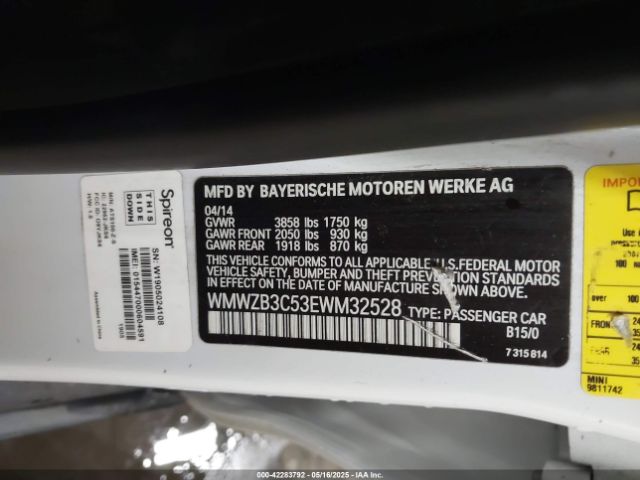 WMWZB3C53EWM32528 Mini Countryman