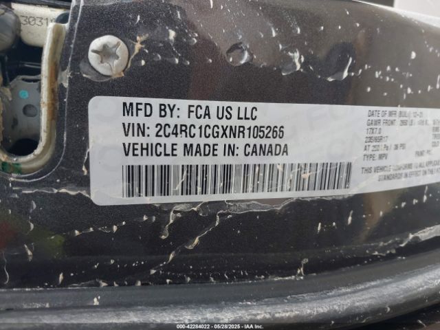 2022 CHRYSLER VOYAGER 2C4RC1CGXNR105266 Photo 8