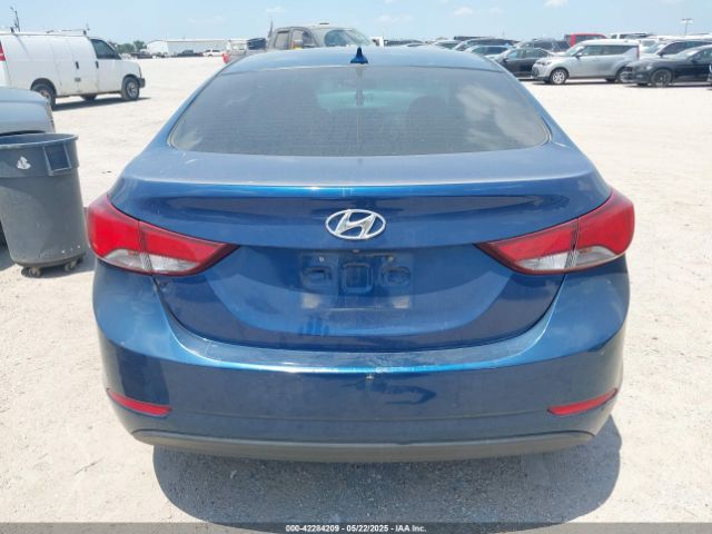 KMHDH4AE3GU584520 Hyundai ELANTRA SE