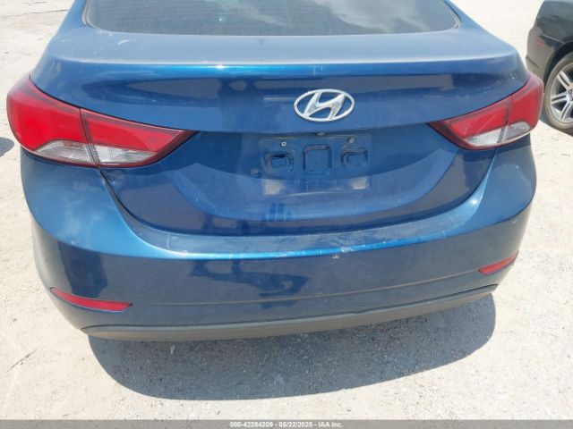 KMHDH4AE3GU584520 Hyundai ELANTRA SE
