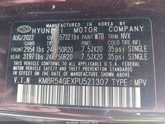 Hyundai Palisade Limited 2023 KM8R54GEXPU521307 Image 9