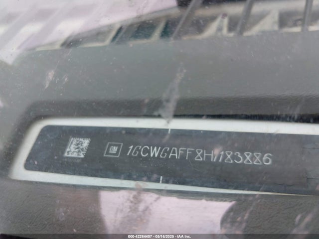 1GCWGAFF8H1183886 Chevrolet Express 2500 Work Van