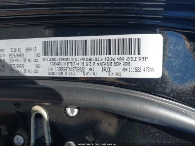 2019 RAM 1500 CLASSIC 1C6RR6GTXKS732022 Photo 8