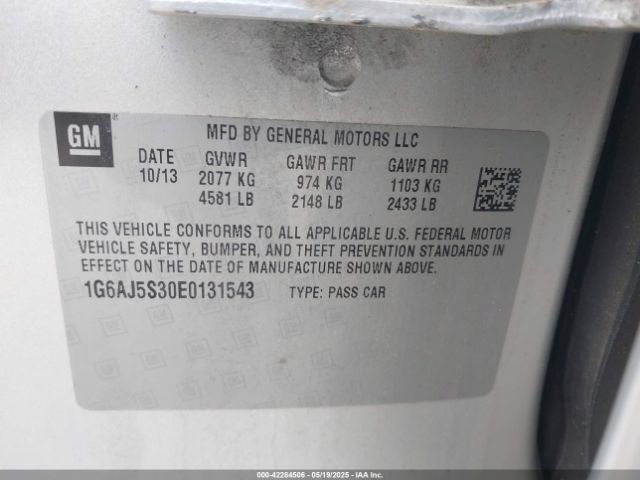 2014 CADILLAC ATS 1G6AJ5S30E0131543 Photo 8