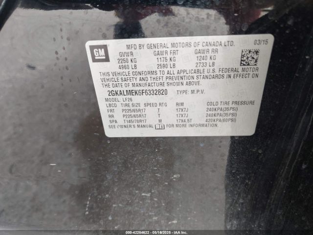 2GKALMEK6F6332820 GMC Terrain Sle-1