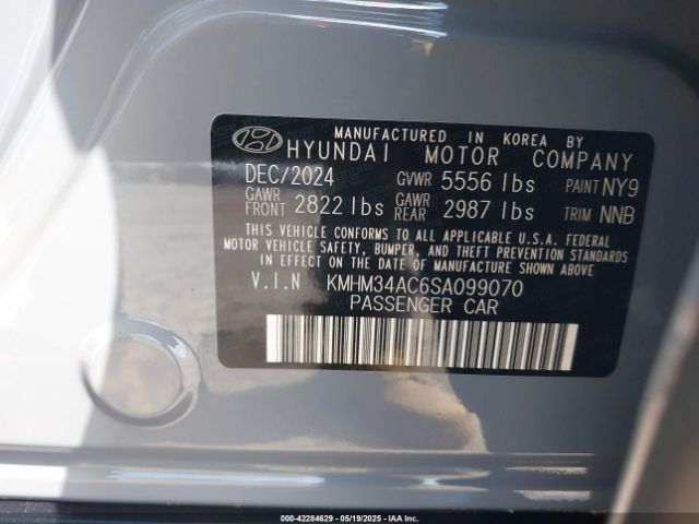 2025 HYUNDAI IONIQ 6 KMHM34AC6SA099070 Photo 8