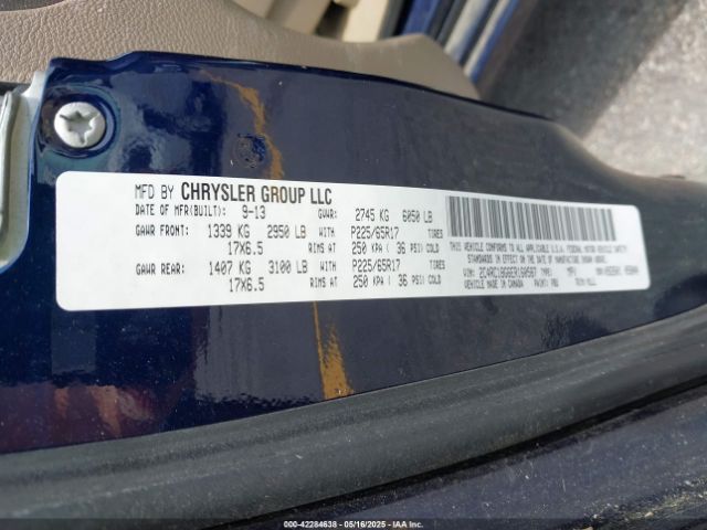 2014 CHRYSLER TOWN & COUNTRY 2C4RC1BG6ER160587 Photo 8