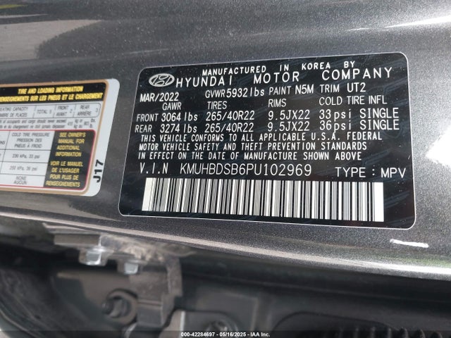 Genesis Gv80 2.5t Awd 2023 KMUHBDSB6PU102969 Image 9