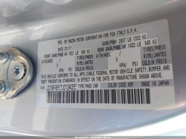 2018 FIAT 124 SPIDER JC1NFAEK3J0134066 Photo 8