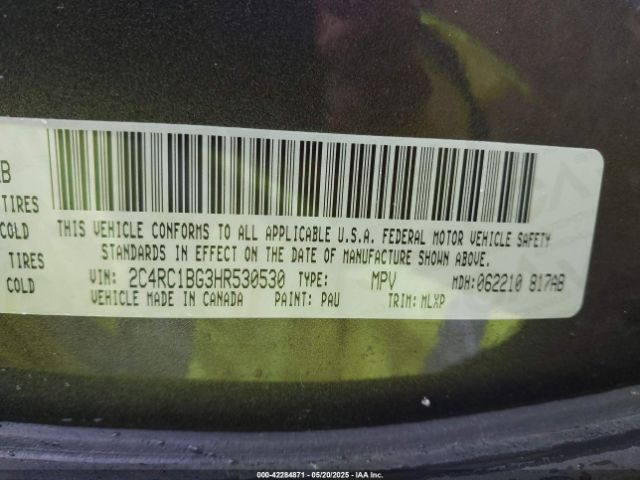 2017 CHRYSLER PACIFICA 2C4RC1BG3HR530530 Photo 8