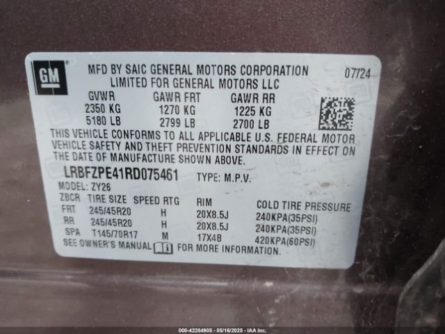 2024 BUICK ENVISION LRBFZPE41RD075461 Photo 8