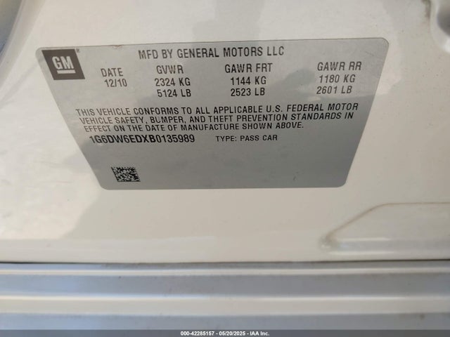 2011 CADILLAC STS 1G6DW6EDXB0135989 Photo 8