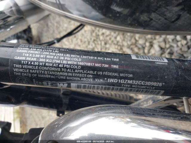 2012 HARLEY-DAVIDSON FLD 1HD1GZM32CC309026 Photo 9